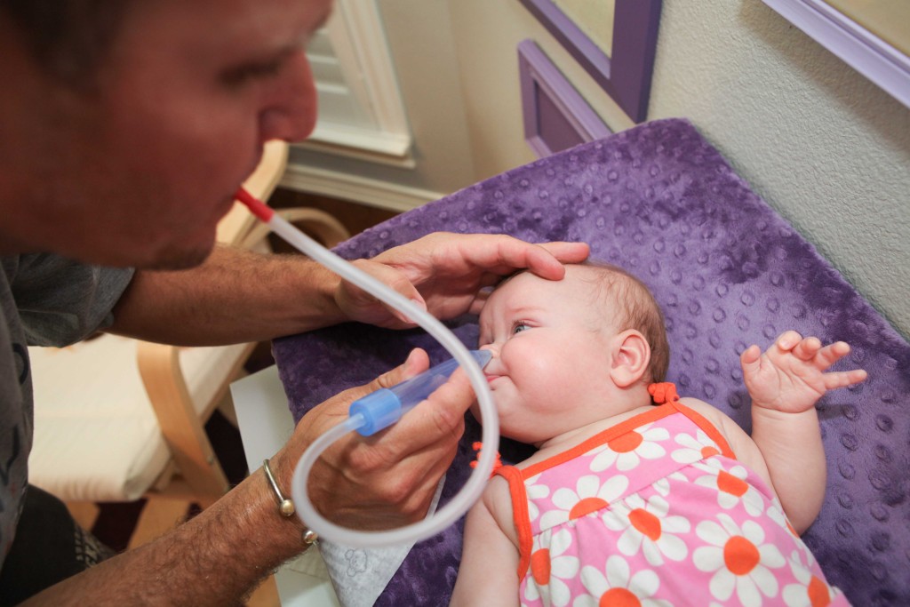 how to get dry boogers out of baby's nose