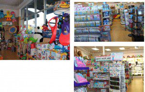 Displays at Toy Zone--TONS to choose from