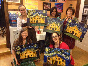 MOPS Moms Night Out at Painting with a  Twist 