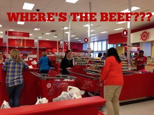 The next time you're checking out at Target, take a good look around at the sea of estrogen that surrounds you.