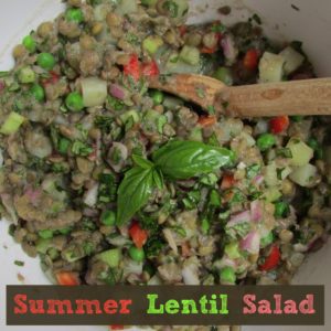Summer lentil salad | Alamo City Moms Blog