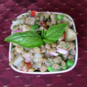 Bowl of lentil salad | Alamo City Moms Blog