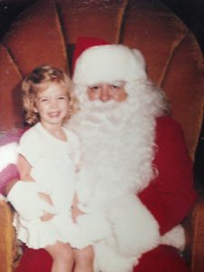 Me and Santa circa 1985ish.