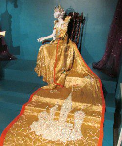 Fiesta queen dress at the Witte Museum,  San Antonio, Texas