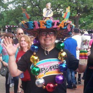 One of many crazy hats found at Fiesta!