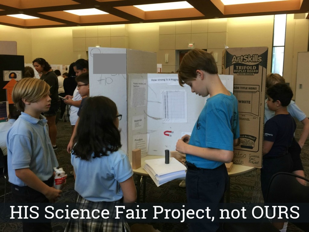 HIS science fair project, not OURS | Alamo City Moms Blog