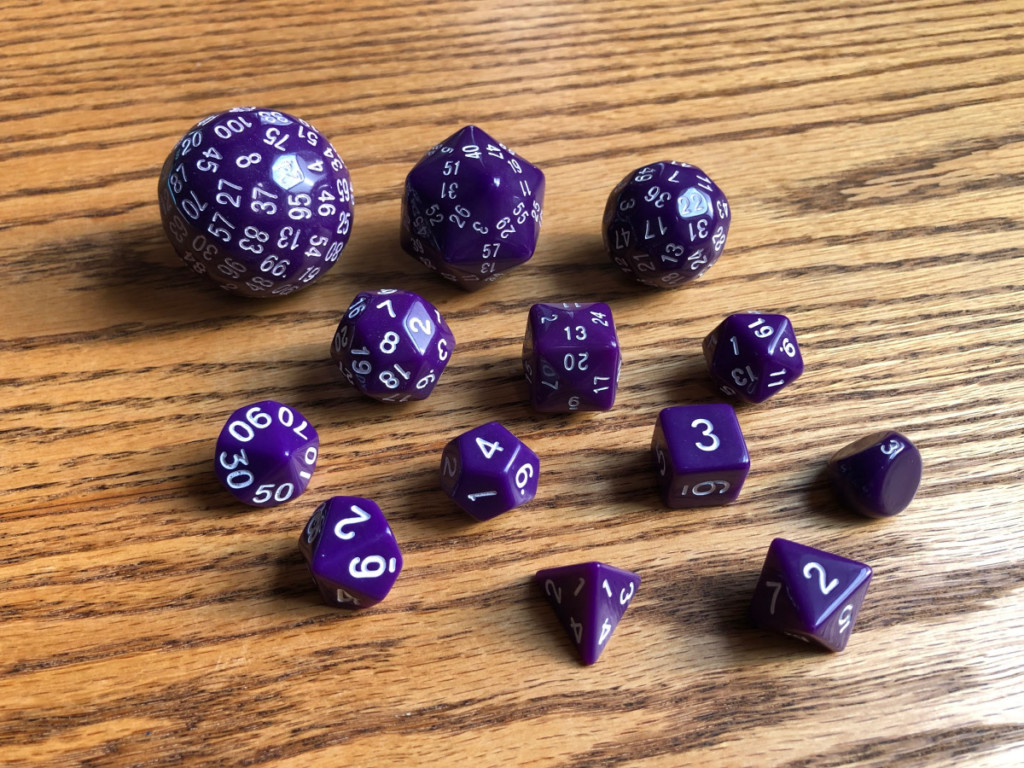 Au-some fidget toys: role playing game dice
