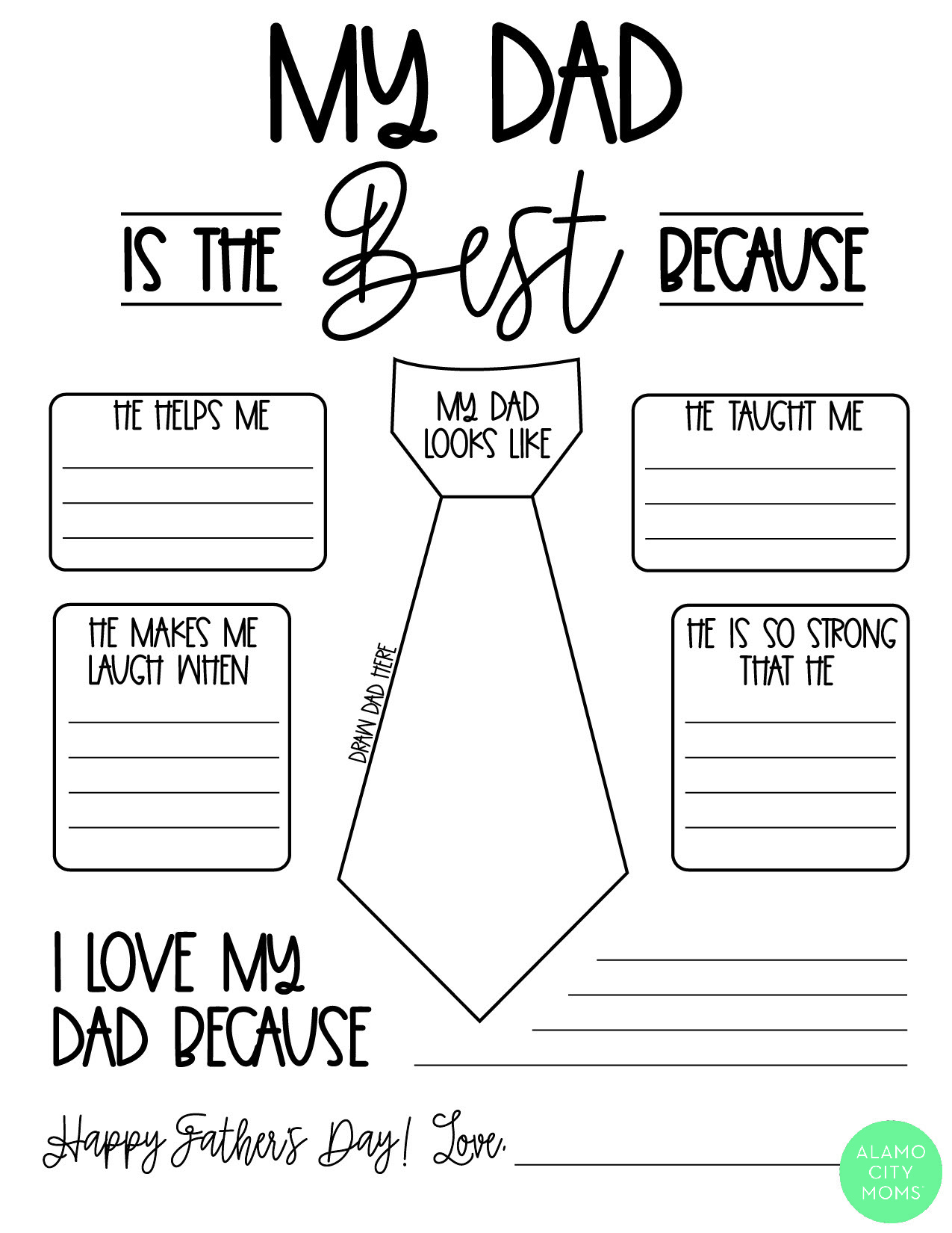 Download Father S Day Printable For Grandpa Papa And Granddad Too