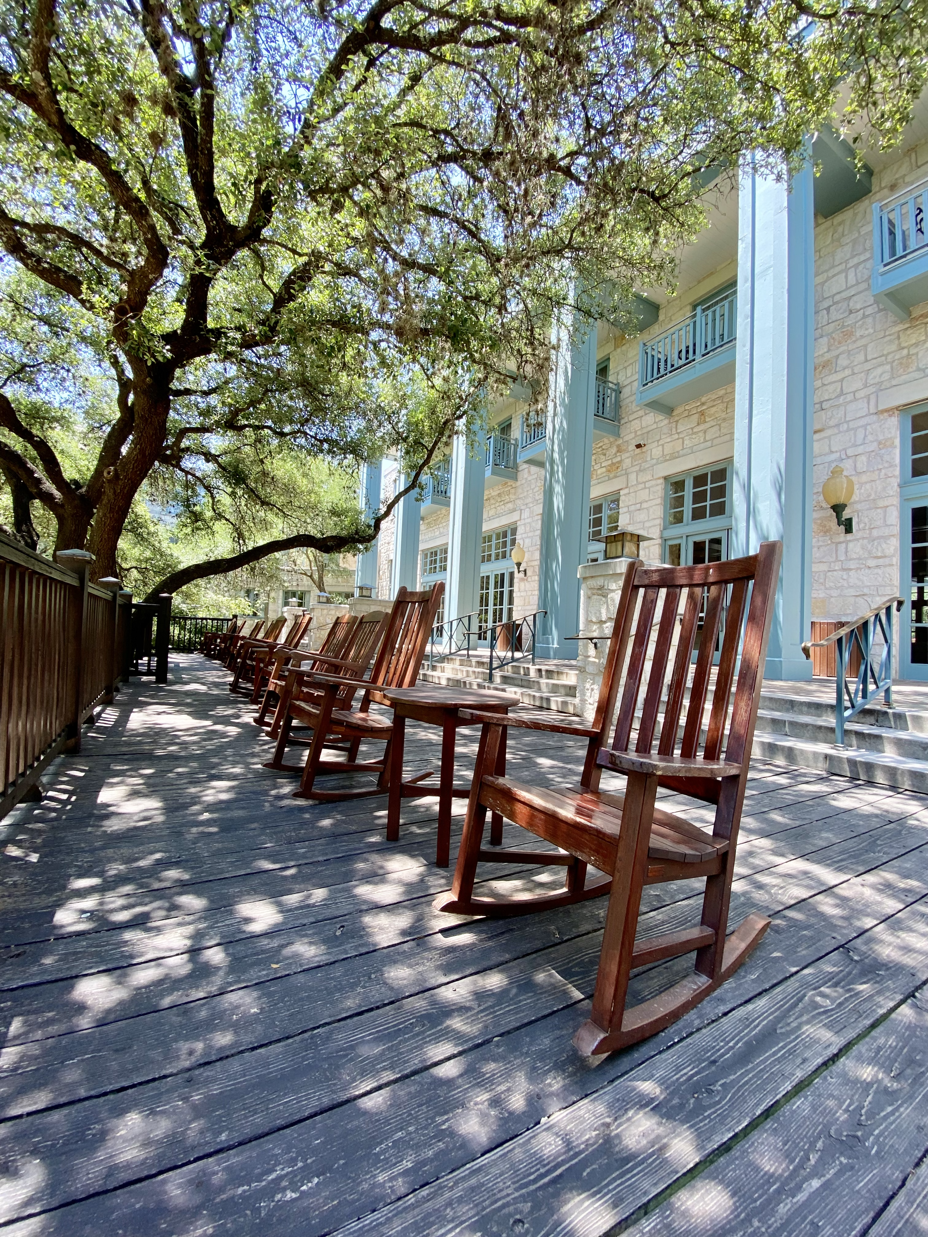 Hyatt Regency Hill Country Resort and Spa Patio Rocking Chairs