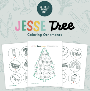 Catholic Family Crate Jesse Tree Ornaments Activity Pack